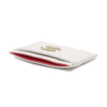 将图像加载到图库查看器中，CHANEL Matelasse Card Case WhiteAP3188 Caviar Leather
