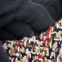 将图像加载到图库查看器中，LOUIS VUITTON Belted Tweed Skater Dress Size 38 Multicolor Wool 56% Cotton19% Polyester9% Nylon9% Rayon7%
