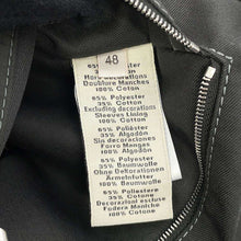 将图像加载到图库查看器中，HERMES Straight cut jacket with zip Size 48 Dark Gray Polyester65% Cotton35%
