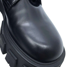 将图像加载到图库查看器中，PRADA PRADA Monolith Pouch Leather x Re-Nylon Combat Boots Black1T255M Leather Nylon Size 37 2/1

