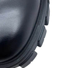 将图像加载到图库查看器中，PRADA PRADA Monolith Pouch Leather x Re-Nylon Combat Boots Black1T255M Leather Nylon Size 37 2/1
