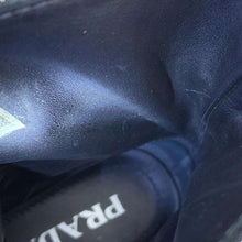 将图像加载到图库查看器中，PRADA PRADA Monolith Pouch Leather x Re-Nylon Combat Boots Black1T255M Leather Nylon Size 37 2/1
