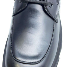 Load image into Gallery viewer, PRADA Long Boots Monolith Combat Boots with Pouch Black Leather Nylon Size 37 2/1
