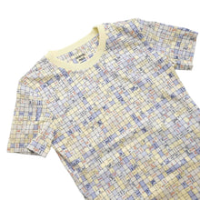 Load image into Gallery viewer, HERMES ★Bordeaux Check Cut and Sew Size 34 Jaune Milton/Multicolor Cotton100%
