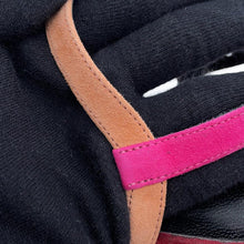 Load image into Gallery viewer, HERMES Sandals Pink/Multicolor suede Size 35 1/2
