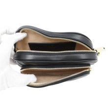 将图像加载到图库查看器中，GUCCI Interlocking G Heart Shoulder Bag Black751628 Leather
