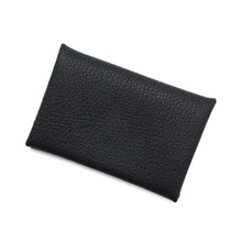 将图像加载到图库查看器中，HERMES Calvi Black Chevre Myzore Goatskin
