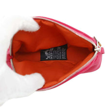 将图像加载到图库查看器中，HERMES Bolide Pouch Hibiscus Cotton Leather Size Mini mini
