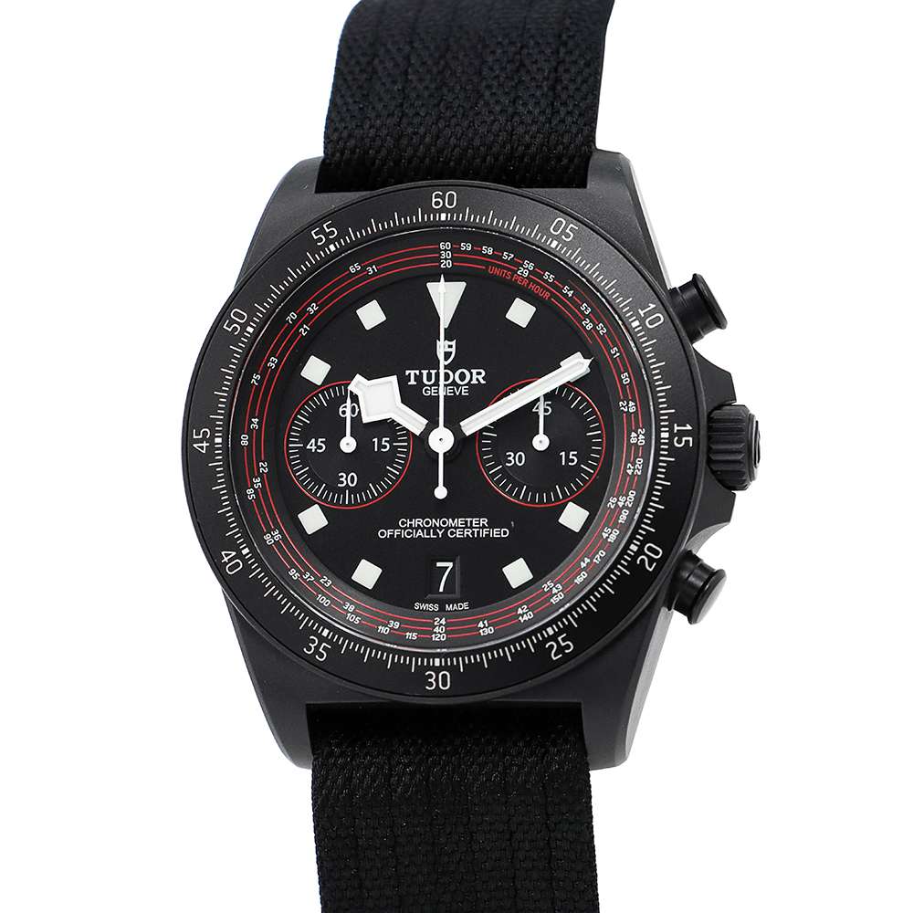 TUDOR Pelagos FXD Chrono W43mm TI Fabric Black DialM25827KN-0001