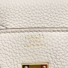 将图像加载到图库查看器中，HERMES Birkin Beton Togo Leather Size 25
