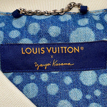 将图像加载到图库查看器中，LOUIS VUITTON LV × YK Infinity Dot Shirt Size L BlueRM232H Cotton100%
