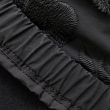 Load image into Gallery viewer, MONCLER Charmeil Floral Jacket Black Polyester59% Cotton41%
