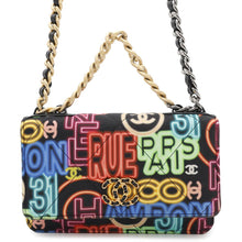 将图像加载到图库查看器中，CHANEL CHANEL19 Chain Wallet Neon MulticolorAP0957 Printed Fabric/Leather
