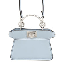 Load image into Gallery viewer, FENDI Peekaboo Icy You Light Blue7AS106 Leather Size Small Micro

