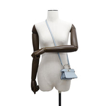 Load image into Gallery viewer, FENDI Peekaboo Icy You Light Blue7AS106 Leather Size Small Micro
