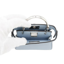 Load image into Gallery viewer, FENDI Peekaboo Icy You Light Blue7AS106 Leather Size Small Micro
