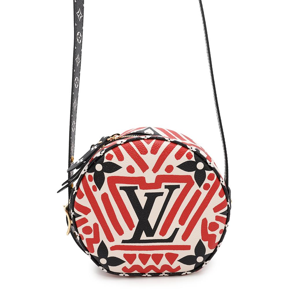 LOUIS VUITTON LV Crafty Boite Chapeau Soupour Claim RougeM45366 Monogram / Giant
