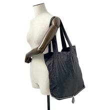 将图像加载到图库查看器中，Berluti Calligraphy Incase Eco Bag Black/Gray Nylon Scritto Venetian Leather
