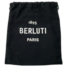 将图像加载到图库查看器中，Berluti Calligraphy Incase Eco Bag Black/Gray Nylon Scritto Venetian Leather

