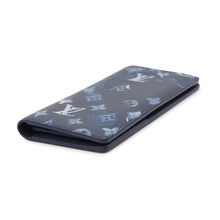 将图像加载到图库查看器中，LOUIS VUITTON Portefeuille Brazza NM BlueM80465 Monogram Watercolor

