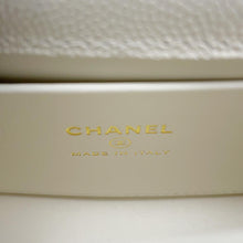 Load image into Gallery viewer, CHANEL Coco Handle Micro ChainShoulder WhiteAP4245 Caviar Leather
