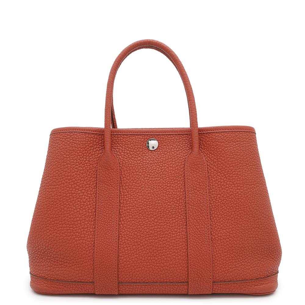 HERMES ★Garden Party Sanguine Negonda Leather Size TPM