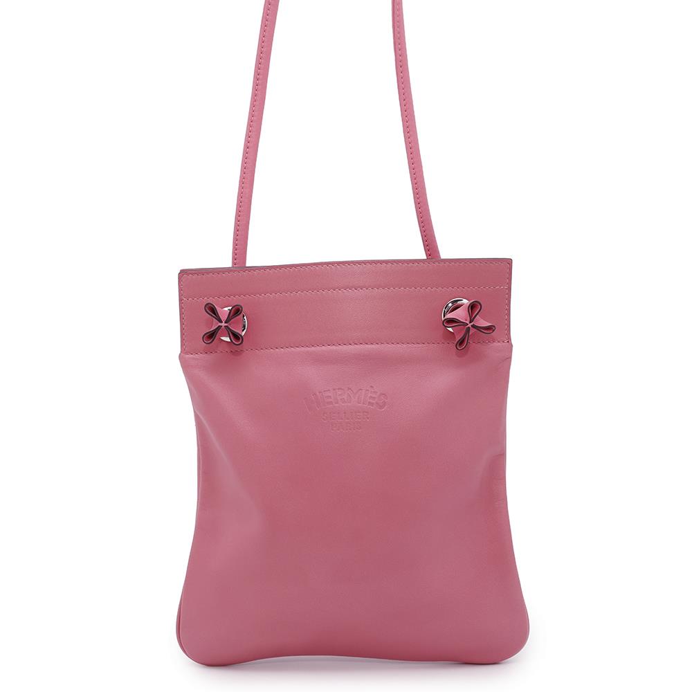 HERMES Aline Rose Azalee Swift Leather Size Mini