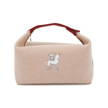 将图像加载到图库查看器中，HERMES Brid a Black Terracotta Toile H Size GM

