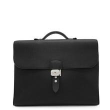Load image into Gallery viewer, HERMES Sac A Depeches Black Togo Leather Size 38
