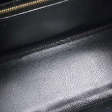 将图像加载到图库查看器中，HERMES Kelly Black Box Calf Leather Size 28
