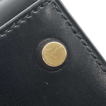 将图像加载到图库查看器中，HERMES Kelly Black Box Calf Leather Size 28
