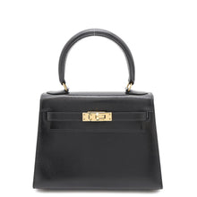 Load image into Gallery viewer, HERMES ★Mini Kelly Black Box Calf Leather
