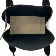 将图像加载到图库查看器中，BALENCIAGA Navy Kabas Black/Natural339933 Leather Canvas
