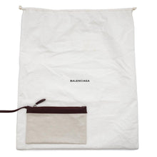 Load image into Gallery viewer, BALENCIAGA Navy Kabas Natural/Bordeaux339933 Canvas Leather
