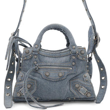 将图像加载到图库查看器中，BALENCIAGA Neo Cagoule 2way Bag Blue700940 Denim Size XS
