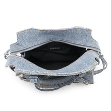 将图像加载到图库查看器中，BALENCIAGA Neo Cagoule 2way Bag Blue700940 Denim Size XS
