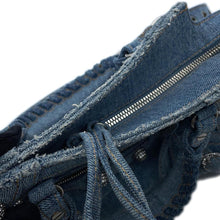 将图像加载到图库查看器中，BALENCIAGA Neo Cagoule 2way Bag Blue700940 Denim Size XS
