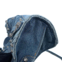 将图像加载到图库查看器中，BALENCIAGA Neo Cagoule 2way Bag Blue700940 Denim Size XS
