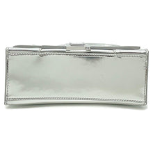 Load image into Gallery viewer, BALENCIAGA Hourglass 2wayBag Silver592833 Patent Leather Size XS
