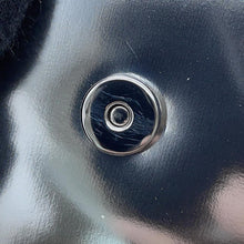 Load image into Gallery viewer, BALENCIAGA Hourglass 2wayBag Silver592833 Patent Leather Size XS
