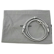 Load image into Gallery viewer, BALENCIAGA Hourglass 2wayBag Silver592833 Patent Leather Size XS
