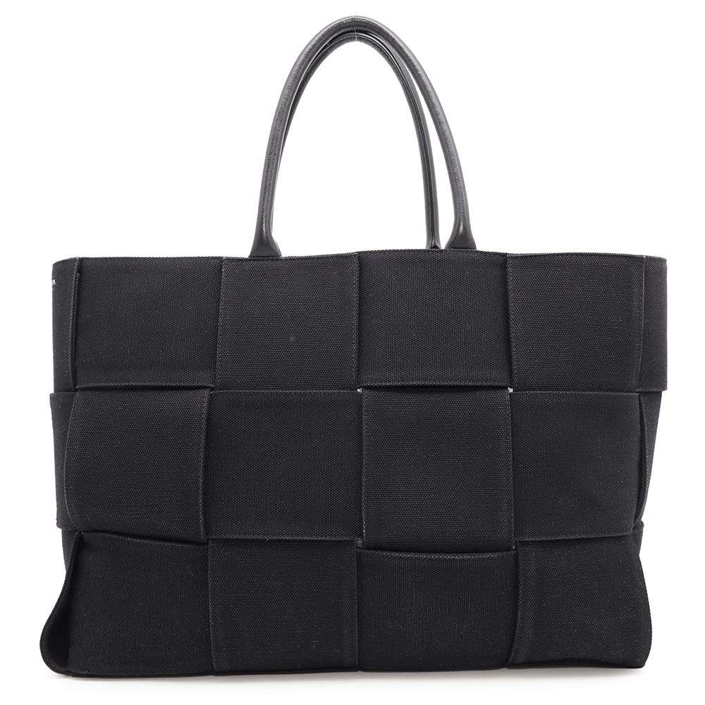 Bottega Veneta Arco Tote Bag Black718401 Canvas Size Large