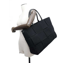 Load image into Gallery viewer, Bottega Veneta Arco Tote Bag Black718401 Canvas Size Large
