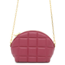 Load image into Gallery viewer, Bottega Veneta Half Moon Shoulder Bag Bordeaux Leather
