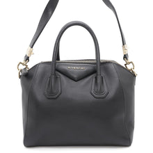 将图像加载到图库查看器中，Givenchy Antigona 2wayBag Black Leather

