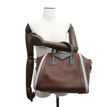 Load image into Gallery viewer, Givenchy Antigona 2wayBag Brown/Gray13L5100601 Leather Size Medium
