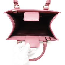 将图像加载到图库查看器中，BVLGARI Logo 2way Tote Bag Pink291221 Leather
