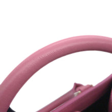 将图像加载到图库查看器中，BVLGARI Logo 2way Tote Bag Pink291221 Leather
