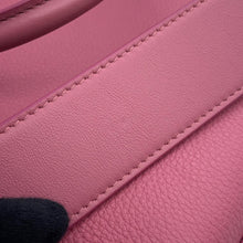 将图像加载到图库查看器中，BVLGARI Logo 2way Tote Bag Pink291221 Leather
