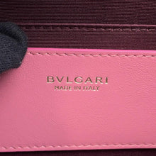 将图像加载到图库查看器中，BVLGARI Logo 2way Tote Bag Pink291221 Leather
